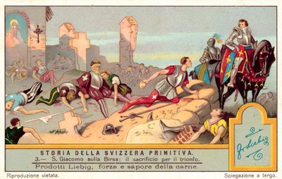 Sacrificio de los suizos en la Batalla de St Jakob an der Birs de European School