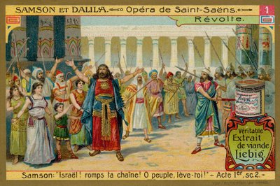Sansón insta a los israelitas a liberarse de European School