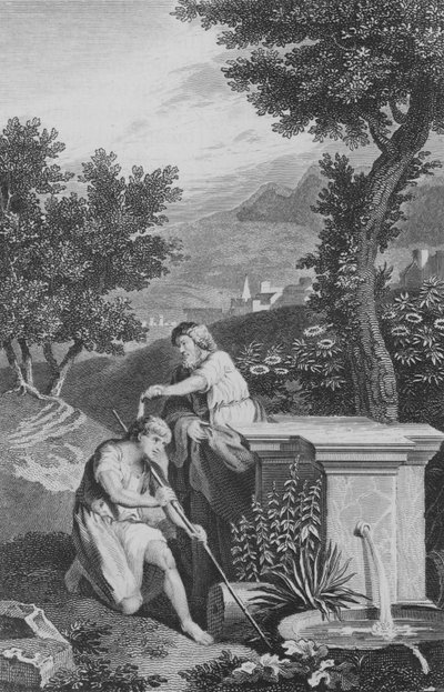 Saúl ungido por Samuel de European School
