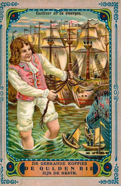 Escena de Los viajes de Gulliver de European School