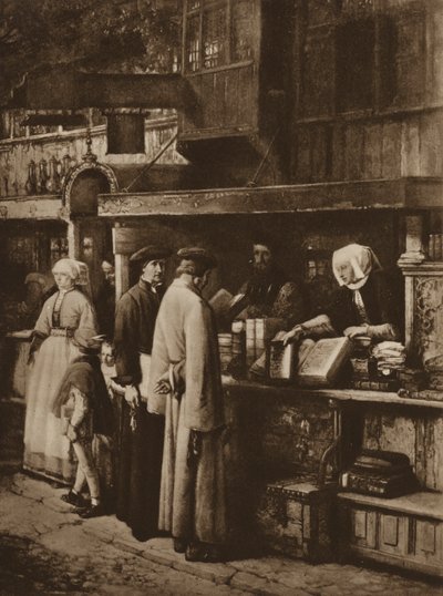 Escena en una librería (lito) de European School