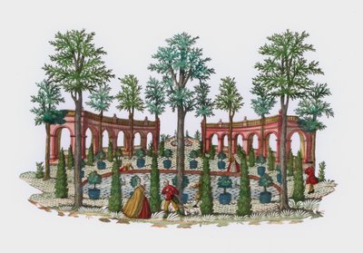 Escena en un jardín italianizante de European School