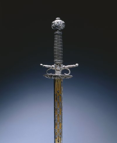 Espada pequeña, circa 1650-60 de European School