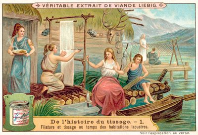 Hilado y tejido en una antigua aldea junto al lago de European School