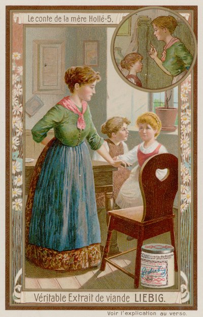 La madrastra envía a su hija a Frau Holle de European School