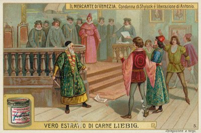 El arresto de Shylock y la liberación de Antonio de European School