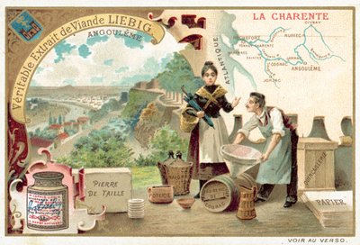El Charente y una vista de Angulema de European School