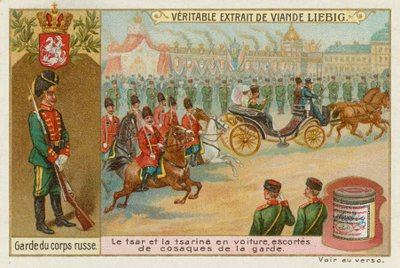 La guardia cosaca del zar y la zarina de Rusia de European School