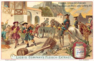 El ejército francés bajo Luis XIV en el Rin, 1681 de European School