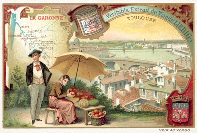 El Garona y una Vista de Toulouse de European School