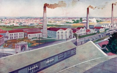 Los molinos de yute de la Cia Nacional de Tecidos de Juta, Fabrica Sant