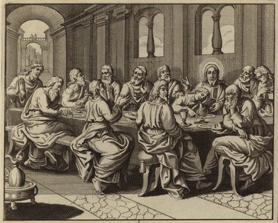 La Última Cena (grabado) de European School