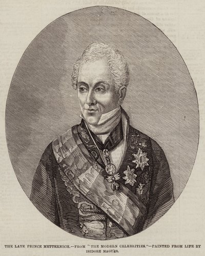 El difunto príncipe Metternich de European School