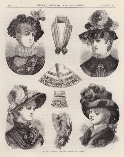 Los últimos sombreros, peinados y lencería de European School