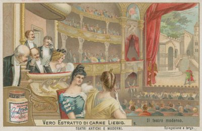 El teatro moderno (c. 1900) de European School