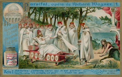 El herido Amfortas y los Caballeros del Santo Grial de European School