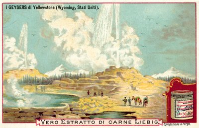 Los géiseres del Parque Nacional Yellowstone, Wyoming, EE.UU. de European School
