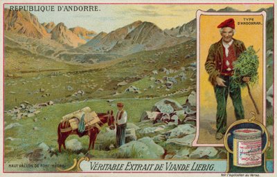 El alto valle de Font-Black y un típico andorrano de European School