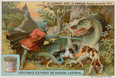 El caballero lucha contra el dragón de European School