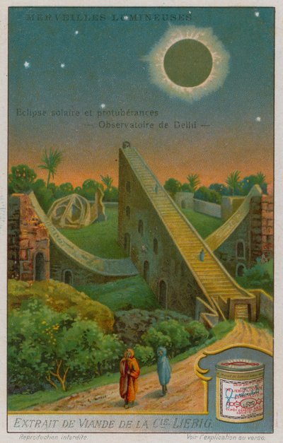 El observatorio en Delhi y un eclipse solar de European School