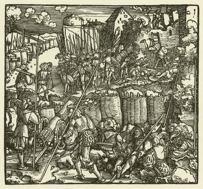 El asalto a un castillo, 1532 de European School