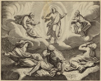 Transfiguración de Jesucristo (grabado) de European School