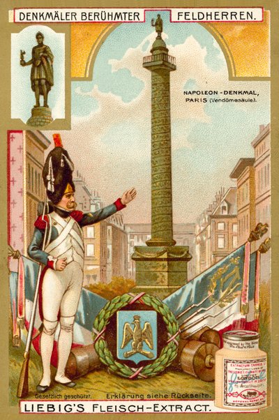 Columna Vendôme, monumento a Napoleón, París de European School