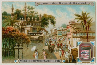 Vista de una calle en Hyderabad de European School