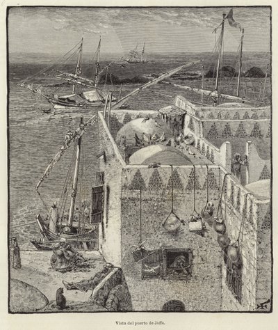 Vista del puerto de Jaffa de European School