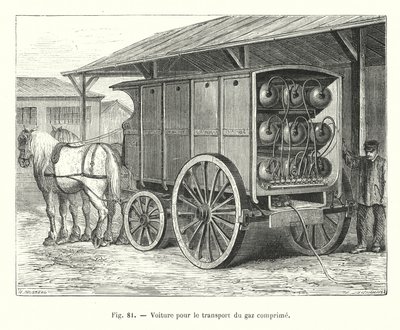 Coche para el transporte de gas comprimido de European School