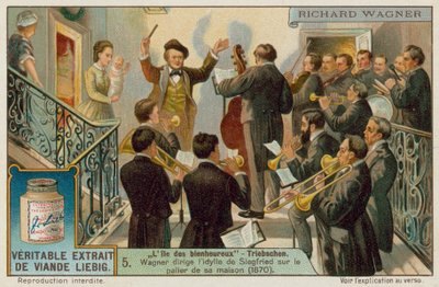 Wagner dirige Siegfried Idyll en Triebschen para celebrar el nacimiento de su hijo de European School