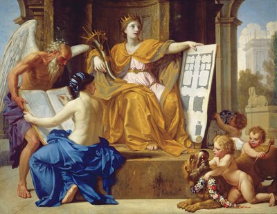 Una alegoría de la magnificencia, c.1654 de Eustache Le Sueur