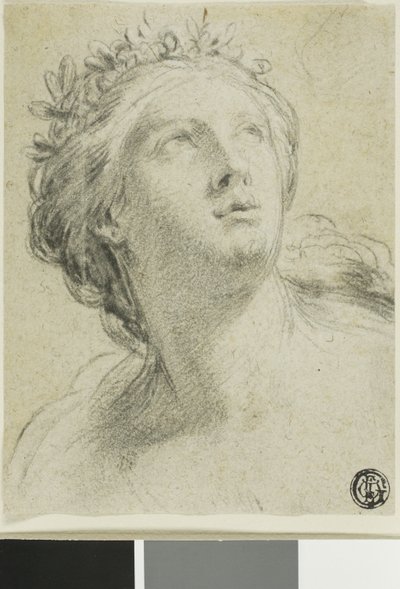 Cabeza de una mujer de Eustache Le Sueur