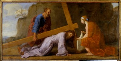 Jesús cargando su cruz, c.1651 de Eustache Le Sueur