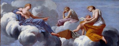 El amor reprendido por su madre se refugia en los brazos de Ceres de Eustache Le Sueur