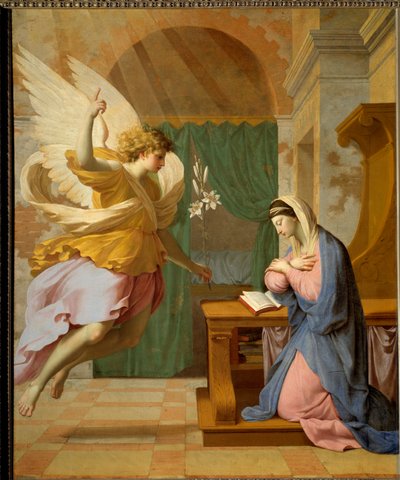 La Anunciación de Eustache Le Sueur