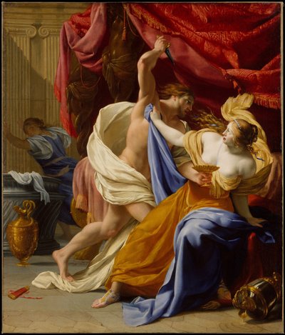 La violación de Tamar, c.1640 de Eustache Le Sueur