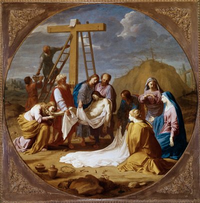 La deposición de Cristo de Eustache Le Sueur