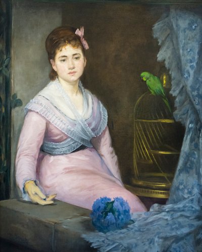 Indolencia, c. 1871-1872 (óleo sobre lienzo) de Eva Gonzalès