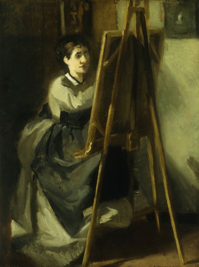 La joven alumna, c.1870 de Eva Gonzalès