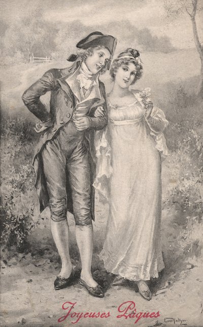 Pareja coqueteando de Eva Hollyer