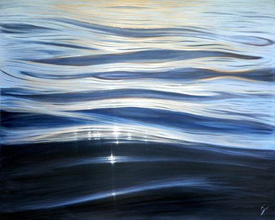 Perle de la Mer, 2023 (óleo sobre lienzo) de Eva Volf