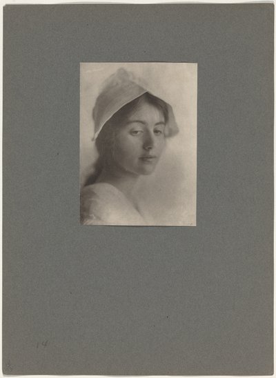 Una cabeza de estudio,1910 (foto) de Eva Watson