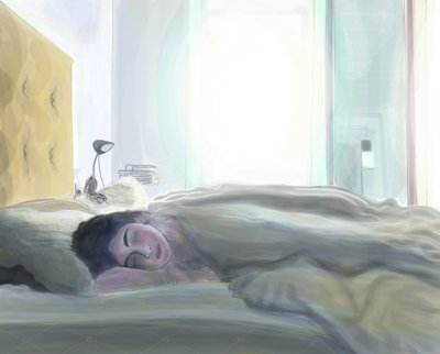Ava Sleeping , Brooklyn (arte digital) de Evan Sklar