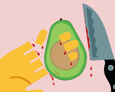 Avocado Hand (digital art) de Evan Sklar