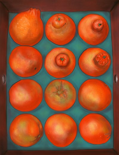 Caja de naranjas de Evan Sklar