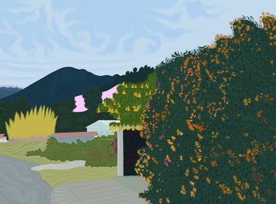 Chiriquí, Panamá, c.2020-24 (arte digital) de Evan Sklar