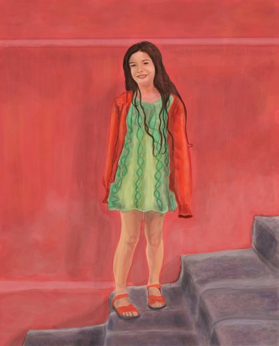 Chica en San Miguel (arte digital) de Evan Sklar