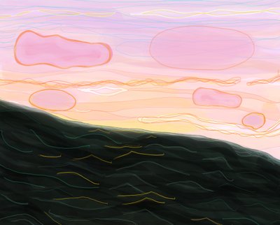 Océano al atardecer de Evan Sklar