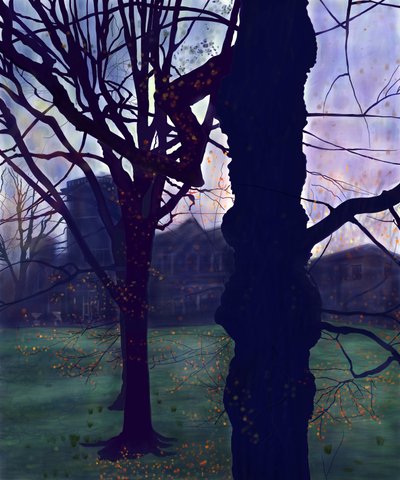 Prospect Park, amanecer, principios de primavera de Evan Sklar